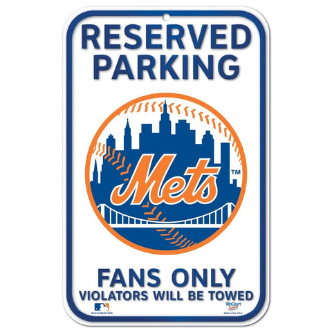 New York Mets 11" x 17" Reserved Parking Sign