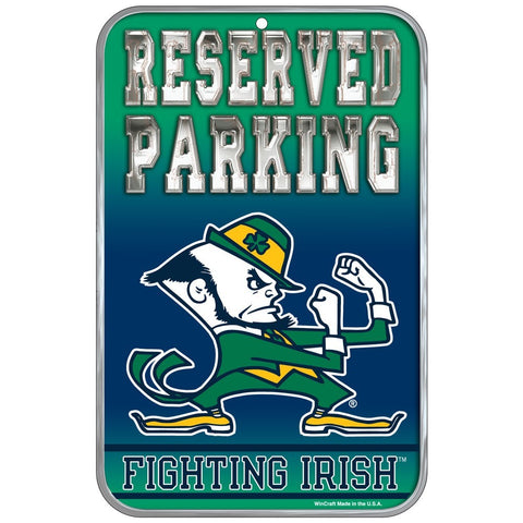 Notre Dame 11" x 17" Reserved Parking Sign