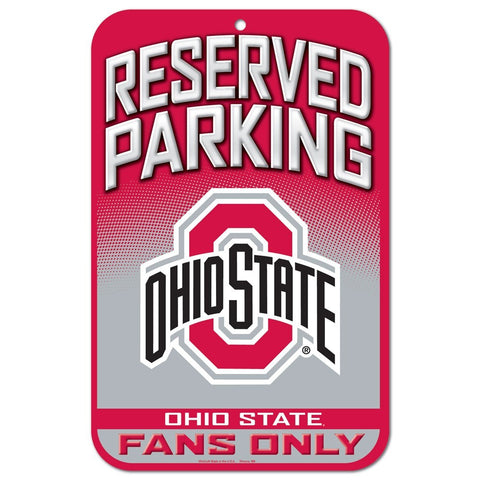 Ohio State Buckeyes 11" x 17" Reserved Parking Sign