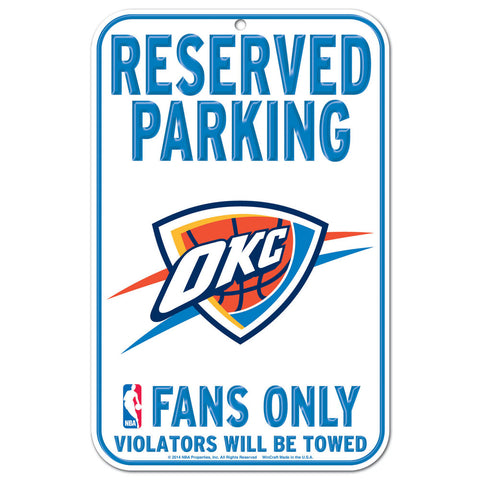 Oklahoma City Thunder 11" x 17" Big Fans Only Sign