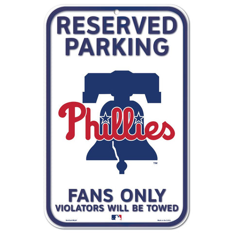 Philadelphia Phillies 11" x 17" Reserved Parking Sign