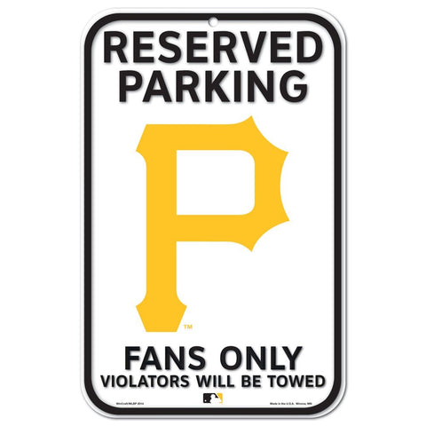 Pittsburgh Pirates 11" x 17" Reserved Parking Sign