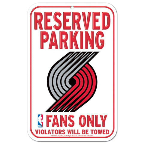 Portland Trail Blazers 11" x 17" Reserved Parking Sign