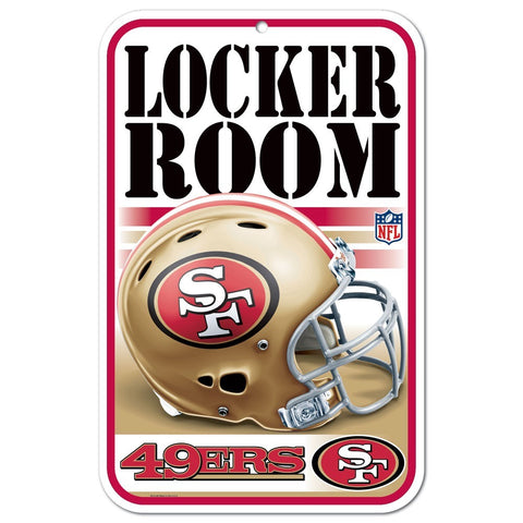 San Francisco 49ers 11" x 17" Locker Room Sign