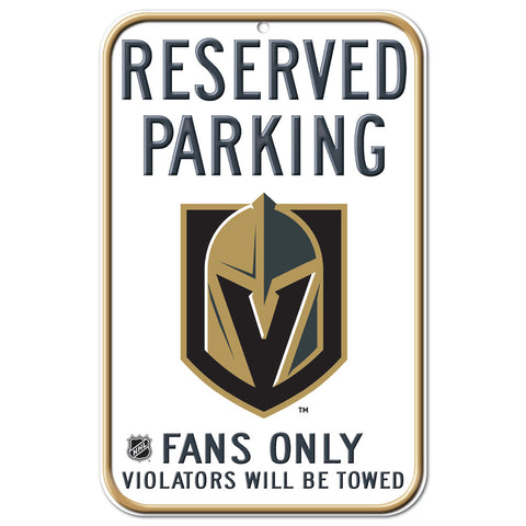 Vegas Golden Knights 11" x 17" Reserved Parking Sign