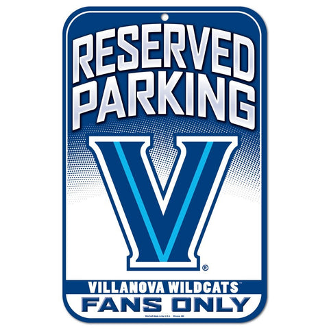 Villanova Wildcats 11" x 17" Reserved Parking Sign