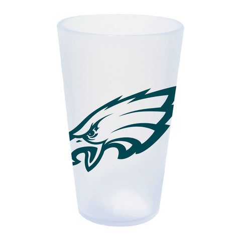 Philadelphia Eagles 16oz Silicone Pint Glass - Icicle