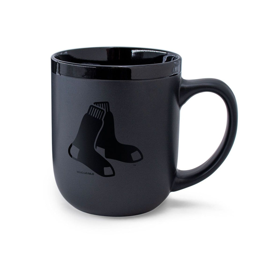 Boston Red Sox 17oz. Matte Black Mug