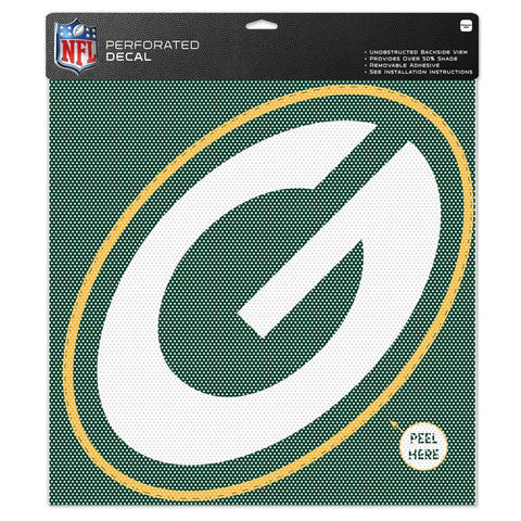 Green Bay Packers 17" x 17" Perforated Decal