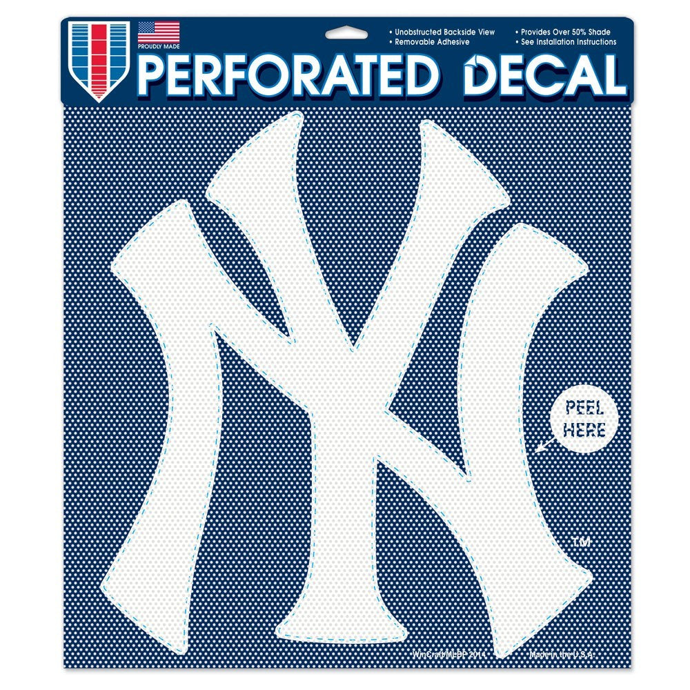 New York Yankees 17" x 17" Perforated Decal