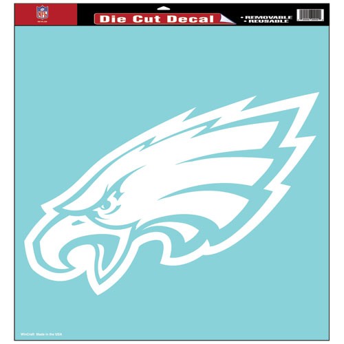 Philadelphia Eagles 18" X 18" Decal White