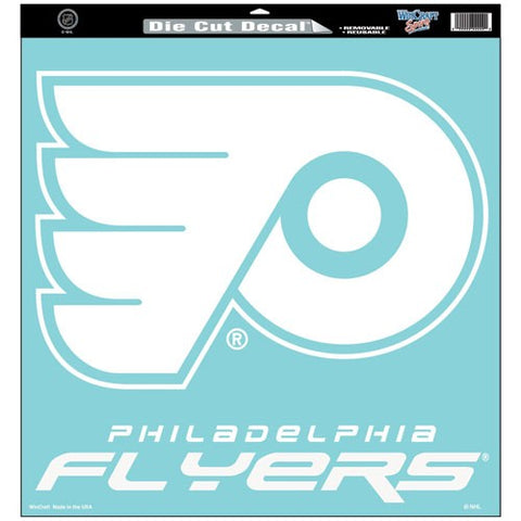 Philadelphia Flyers 18" X 18" Decal White