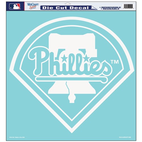Philadelphia Phillies 18" X 18" Decal White