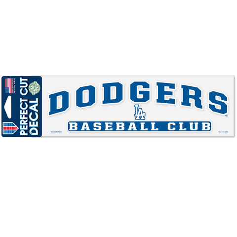 Los Angeles Dodgers 3"x10" Color Decal
