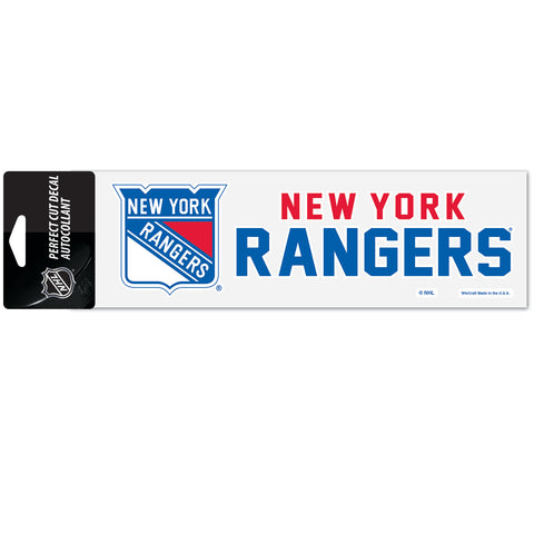 New York Rangers 3"x10" Color Decal