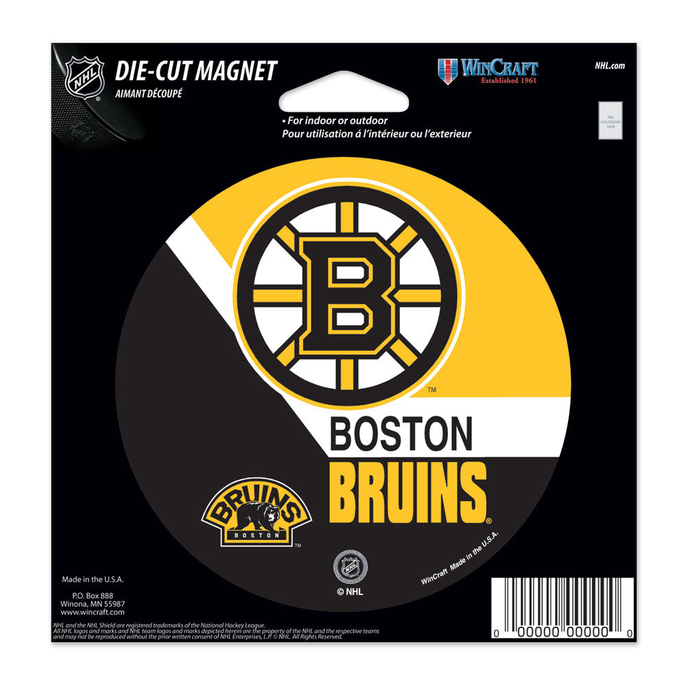 Boston Bruins 4 1/2" Die-Cut Magnet