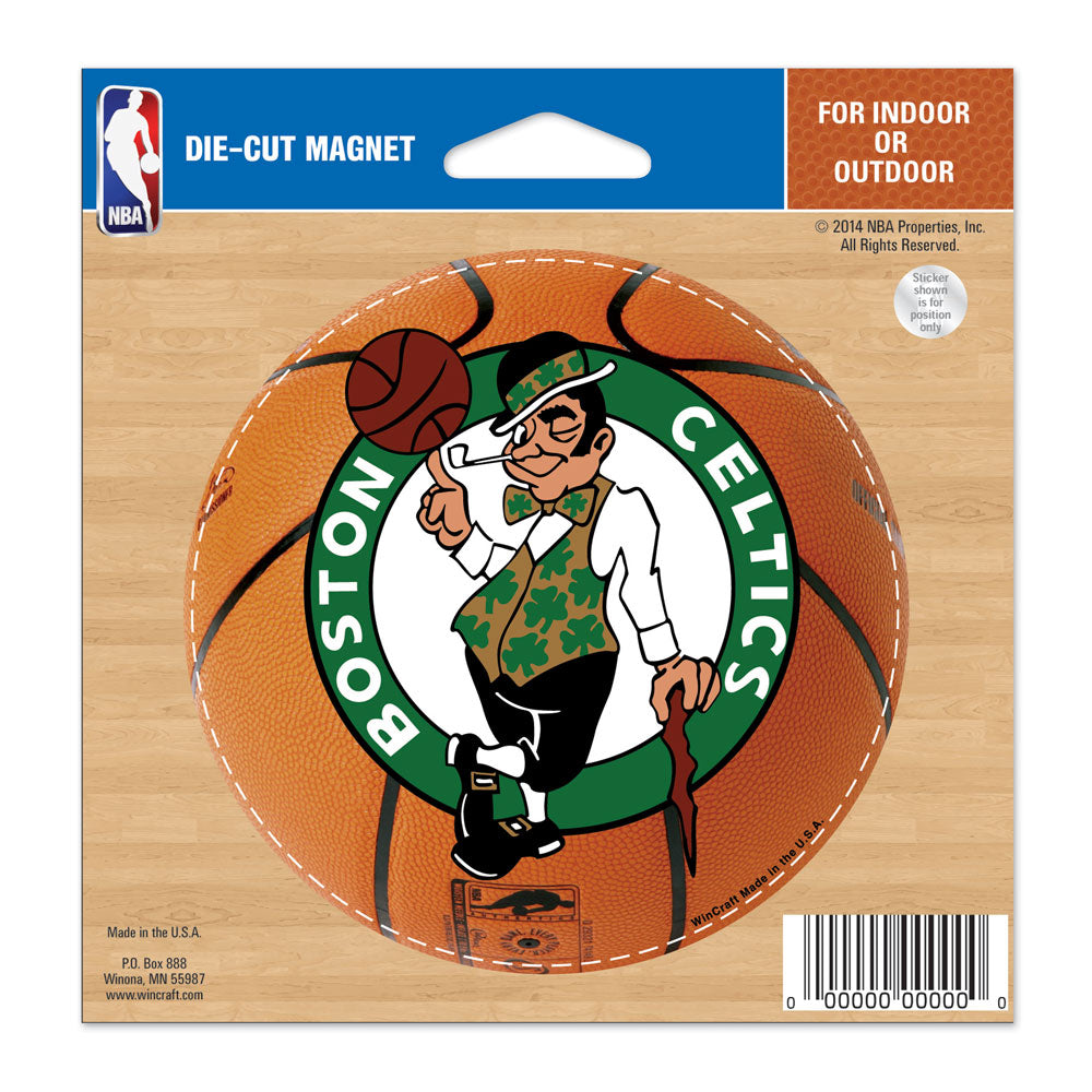Boston Celtics 4 1/2" Die-Cut Magnet