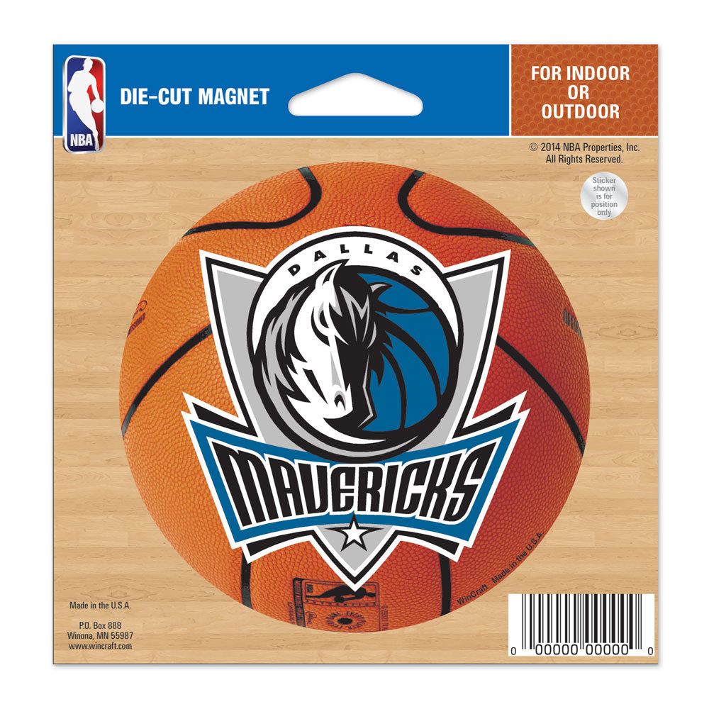 Dallas Mavericks 4 1/2" Die-Cut Magnet