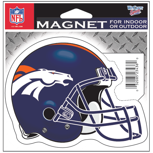 Denver Broncos 4 1/2" Die-Cut Magnet