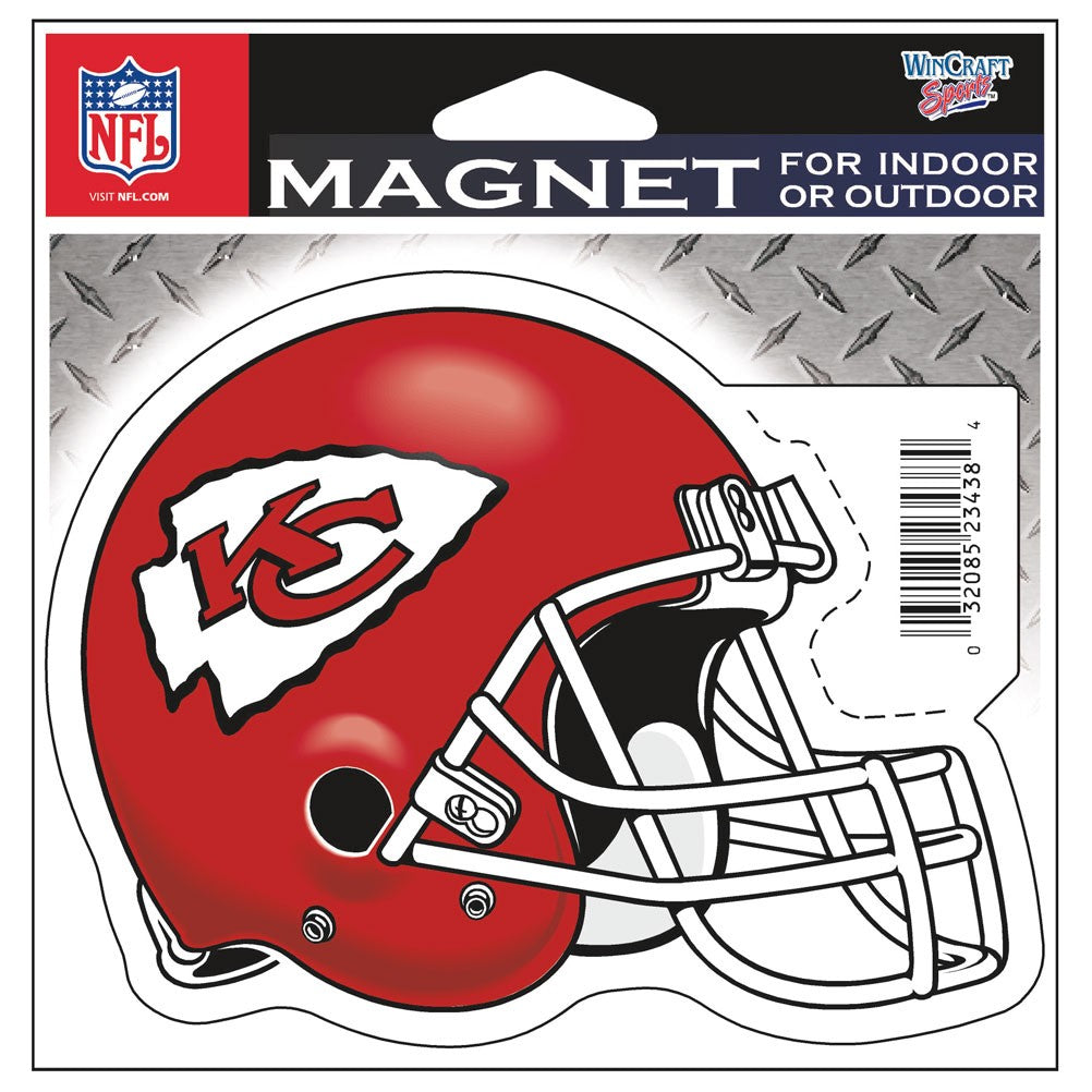 Kansas City Chiefs 4 1/2" Die-Cut Magnet
