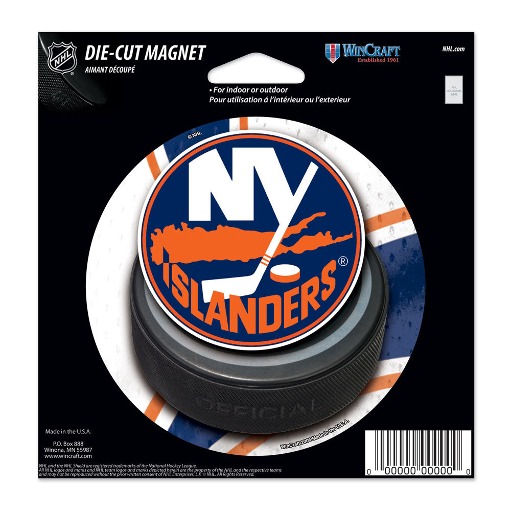 New York Islanders 4 1/2" Die-Cut Magnet