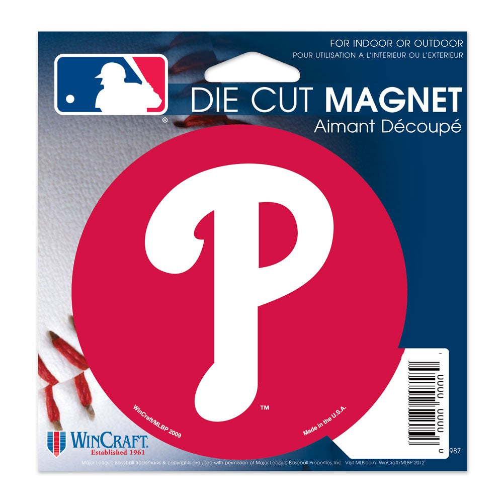 Philadelphia Phillies 4 1/2" Die-Cut Magnet