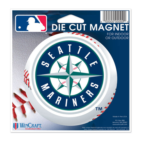 Seattle Mariners 4 1/2" Die-Cut Magnet