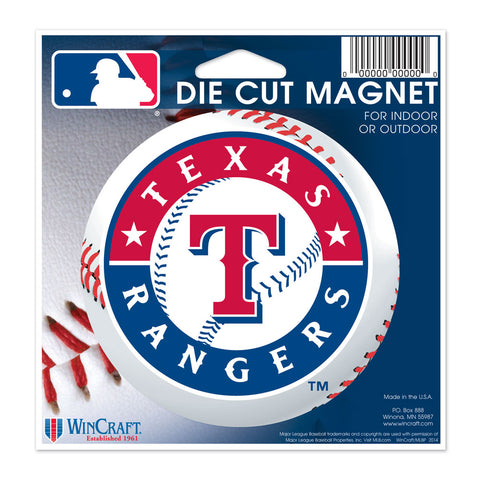 Texas Rangers 4 1/2" Die-Cut Magnet