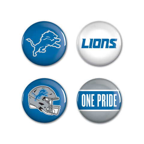 Detroit Lions 4 Pack Buttons