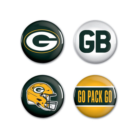 Green Bay Packers 4 Pack Buttons