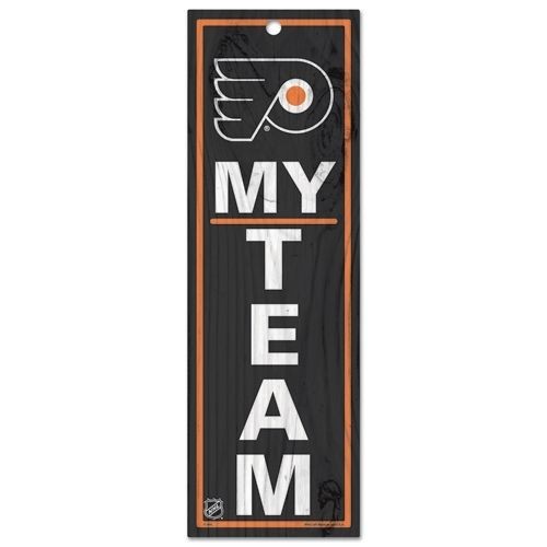 Philadelphia Flyers 4" X 13" Wood Sign
