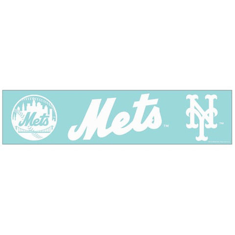 New York Mets 4" X 17" Decal White
