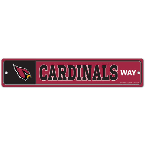 Arizona Cardinals 4" x 19" Street Sign