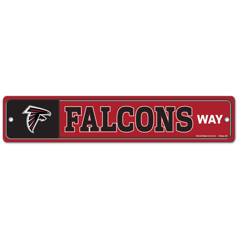 Atlanta Falcons 4" X 19" Street Sign