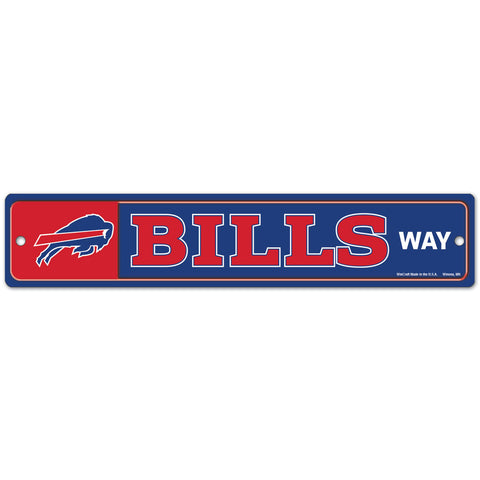 Buffalo Bills 4" X 19" Street Sign