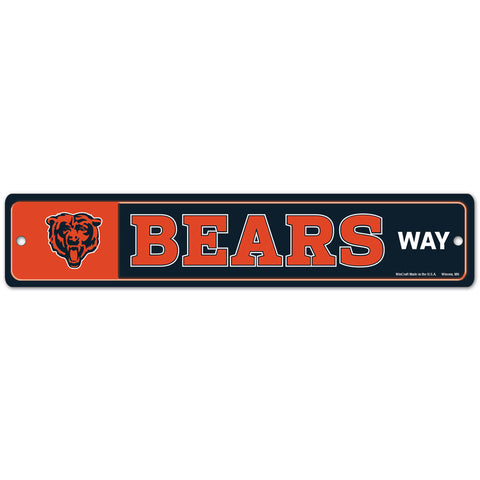 Chicago Bears 4" X 19" Street Sign