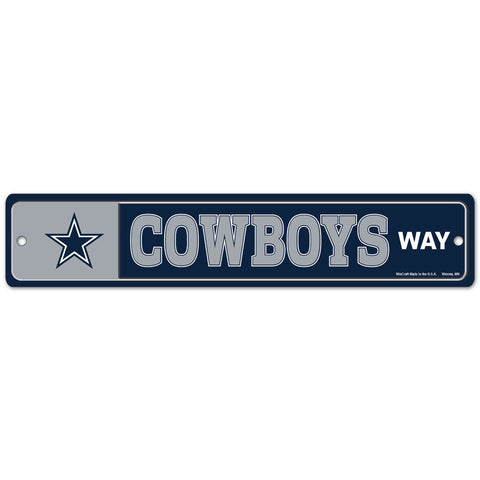 Dallas Cowboys 4" x 19" Street Sign