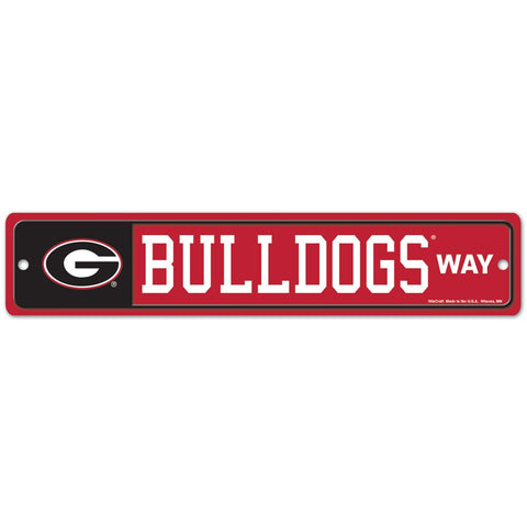 Georgia Bulldogs 4" x 19" Street Sign