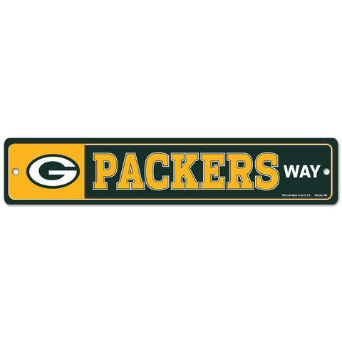 Green Bay Packers 4" x 19" Street Sign