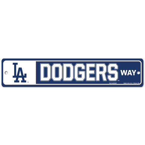 Los Angeles Dodgers 4" x 19" Street Sign
