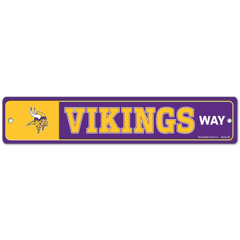 Minnesota Vikings 4" X 19" Street Sign