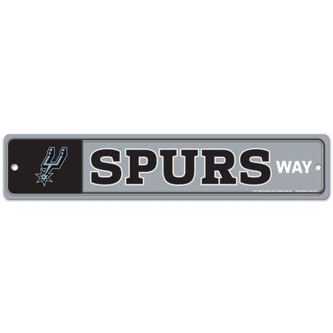 San Antonio Spurs 4" X 19" Street Sign