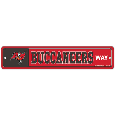 Tampa Bay Buccaneers 4" X 19" Street Sign