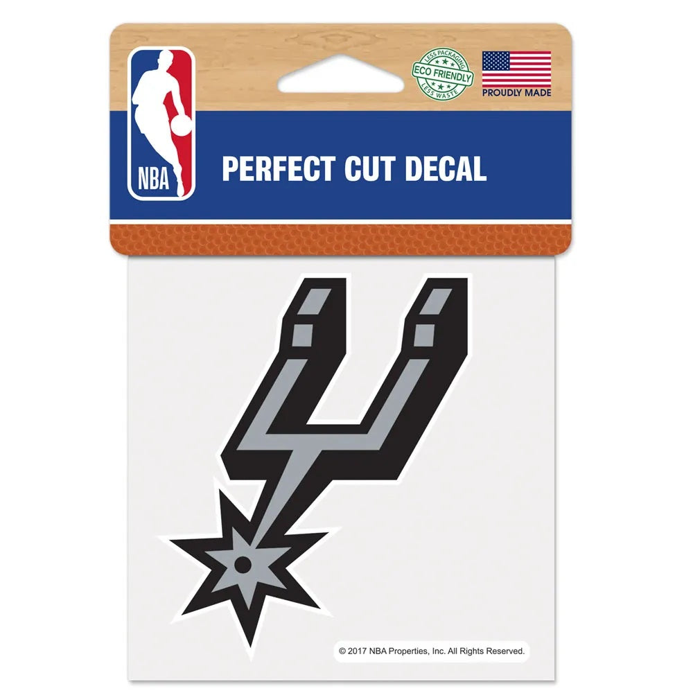San Antonio Spurs 4" x 4" Logo Decal