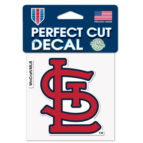 St Louis Cardinals 4" x 4" Logo Decal
