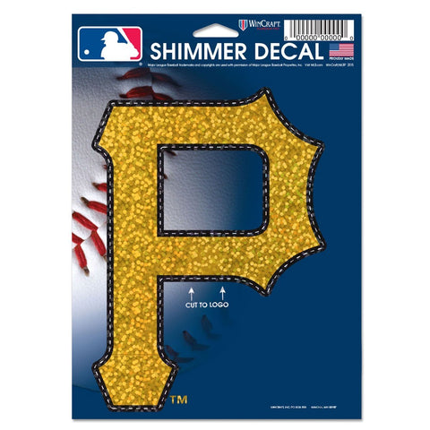 Pittsburgh Pirates 5" x 7" Shimmer Decal