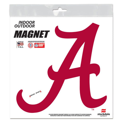 Alabama Crimson Tide 6" x 6" Die-Cut Logo Magnet
