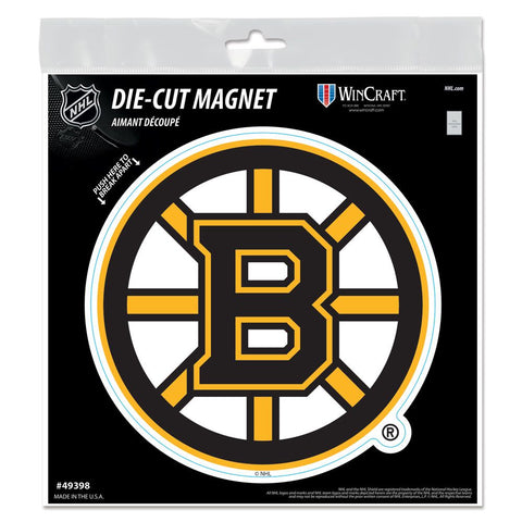 Boston Bruins 6" x 6" Die-Cut Logo Magnet