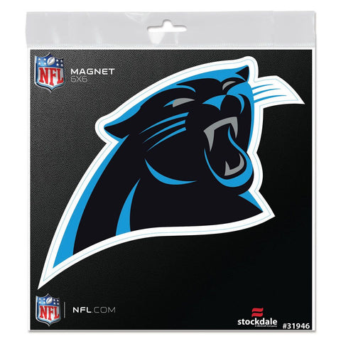 Carolina Panthers 6" x 6" Die-Cut Logo Magnet