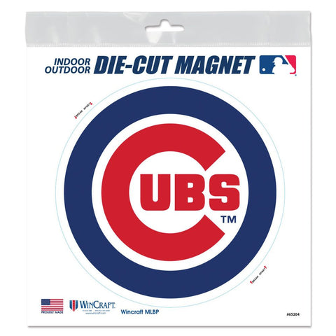 Chicago Cubs 6" x 6" Die-Cut Logo Magnet